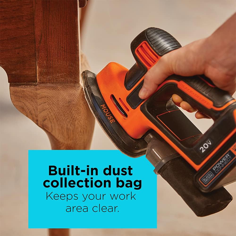 BLACK+DECKER 20V MAX* Sheet Sander (BDCMS20C) (Pack of 1)