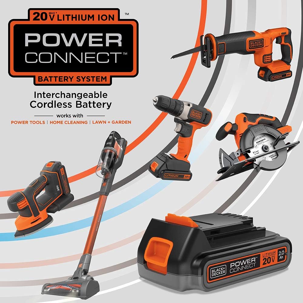 BLACK+DECKER 20V MAX* Sheet Sander (BDCMS20C) (Pack of 1)