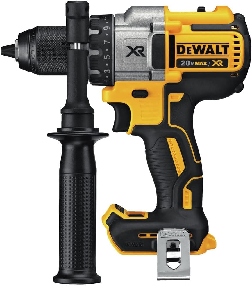 DEWALT 20V MAX XR Drill/Driver, Brushless, 3 Speed, Tool Only (DCD991B)