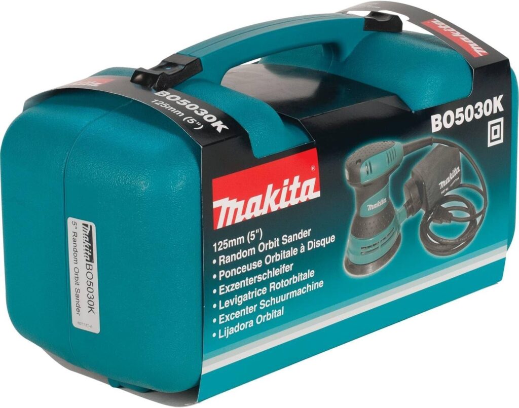 Makita BO5030K 5 Random Orbit Sander, with Tool Case