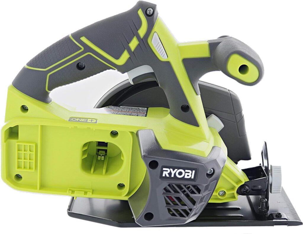 Ryobi One P505 18V Lithium Ion Cordless 5 1/2 4,700 RPM Circular Saw (Battery Not Included, Power Tool Only), Green