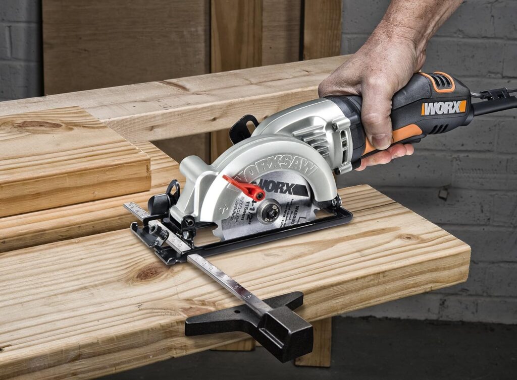 Worx WX429L 4 Amp WORXSAW 4.5 Electric Compact Circular Saw